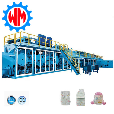 Mua Đường dây sản xuất tã trẻ em 800pcs / phút Thiết bị sản xuất tã trẻ em đầy đủ online manufacture