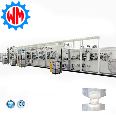 Mua Thiết kế chuyên nghiệp Máy sản xuất tã cho người lớn đầy đủ với hệ thống xếp chồng tự động online manufacture