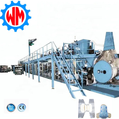 Mua Sản xuất ổn định 400pcs/min Máy làm tã cho người lớn 90% hiệu quả tùy chỉnh online manufacture