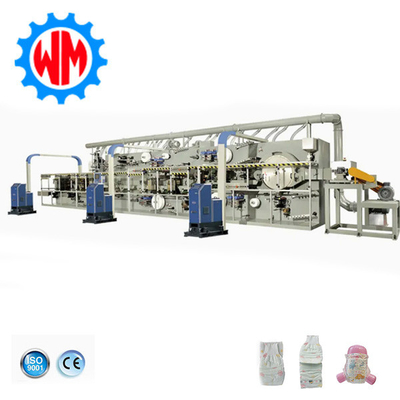 Mua Nhà máy nhà cung cấp Full Servo Big Ring Waist Baby Diaper Making Machinery với CE online manufacture