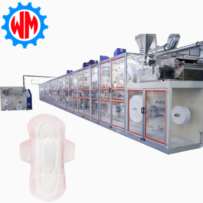 Mua Hot bán thiết kế mới sản xuất dây chuyền vệ sinh Pad với máy đóng gói dễ dàng vận hành sản xuất trực tuyến