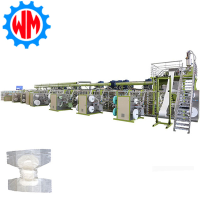Mua Xuất khẩu nhanh chóng Dây chuyền sản xuất tã người lớn 400 chiếc/phút mới năm 2025 với chứng nhận CE sản xuất trực tuyến