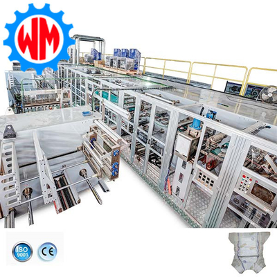 Lưới sản xuất tã trẻ em toàn bộ hiệu quả cao PLC điều khiển xuất khẩu toàn cầu