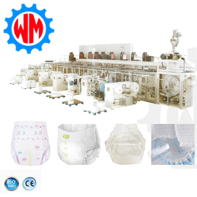 Dòng sản xuất tã trẻ em đầy đủ hiệu quả với hệ thống đóng gói thông minh