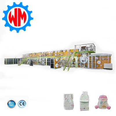 Máy chế tạo tã trẻ em tốc độ cao thiết kế chuyên nghiệp với CE