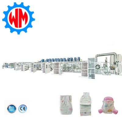 Máy tã trẻ em hiệu quả cao Nhà máy sản xuất tã trẻ em tiếng ồn thấp