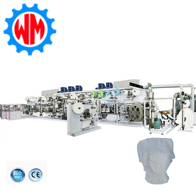 Dòng sản xuất tã trẻ em đầy đủ hiệu suất cao cho sản xuất cao cấp với CE