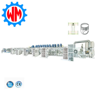 Hệ thống hoạt động tùy chỉnh Sản xuất tã cho trẻ sơ sinh 800pcs/min với CE