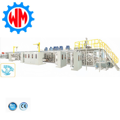 2025 Mạng sản xuất tã trẻ em SAP tiên tiến mới với kiểm tra vật liệu toàn diện