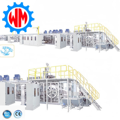 Máy sản xuất tã trẻ em tối ưu hóa với cơ chế phản hồi