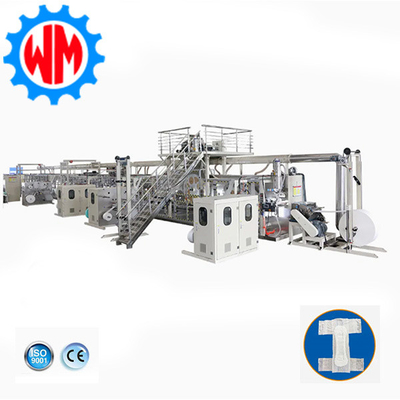 Hoạt động ổn định Máy sản xuất tã cho người lớn với công nghệ mới Xuất khẩu sang Trung Đông