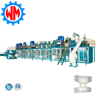 Máy làm tã người lớn năng lượng thấp với CE hiệu quả cao toàn bộ servo
