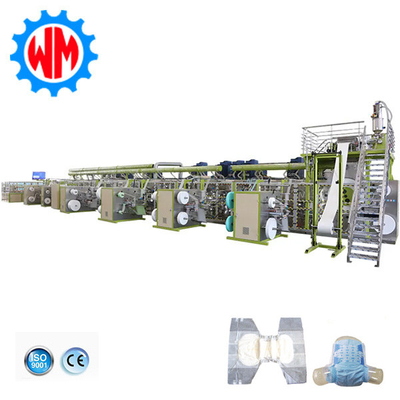 2025 Máy làm tã người lớn hoàn toàn tự động mới với điều khiển chính xác Xuất khẩu toàn cầu