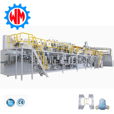 Nhà máy chuyên nghiệp Máy làm tã cho người lớn tốc độ cao đầy đủ với ISO9001