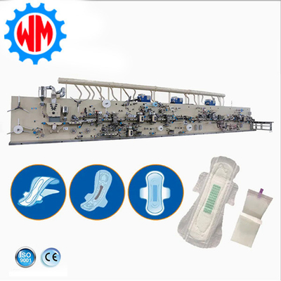 Máy chế tạo bộ đệm vệ sinh đầy đủ hiệu quả cao xuất khẩu sang Đông Nam Á