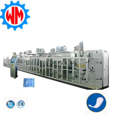 Womeng High Speed Full Servo Sanitary Napkin Making Machine với ISO9001