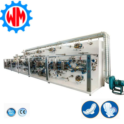 Máy chế tạo khăn vệ sinh tốc độ cao ổn định 1200PCS / phút với CE