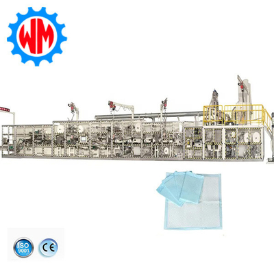 250m/min Đường dây sản xuất PLC điều khiển dưới máy đệm