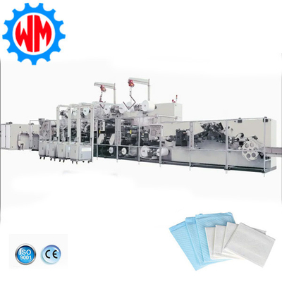250m/min-350m/min Máy chế tạo Underpad 90% hiệu quả