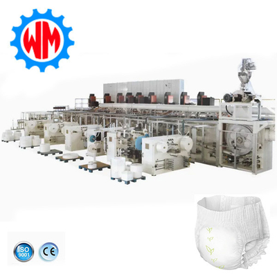 500-600pcs/Min quần trẻ em làm máy quần huấn luyện trẻ em dây chuyền sản xuất