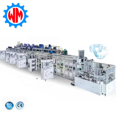 Global Export Full Servo Big Ring Waist Baby Diaper Making Machinery Tùy chỉnh với CE