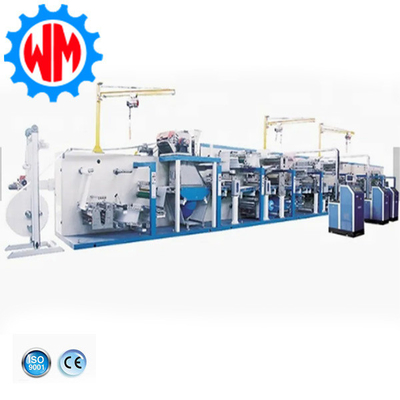 Máy chế biến tã cho trẻ sơ sinh hoàn toàn tự động với hệ thống đóng gói
