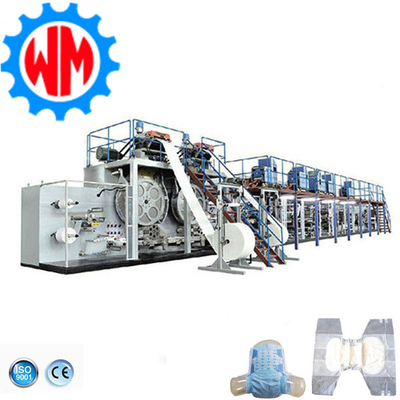 Tiến bộ tốc độ cao 350PCS / phút người lớn tã làm máy dễ dàng bảo trì