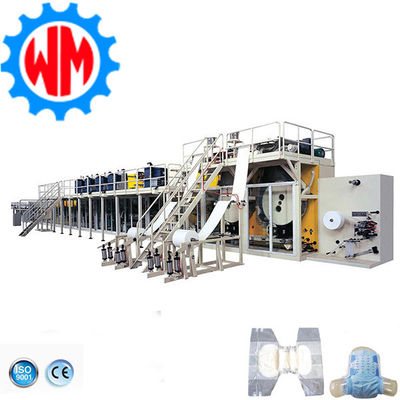 Nhà máy sản xuất máy móc làm tã cho người lớn tốc độ cao 350PCS / phút