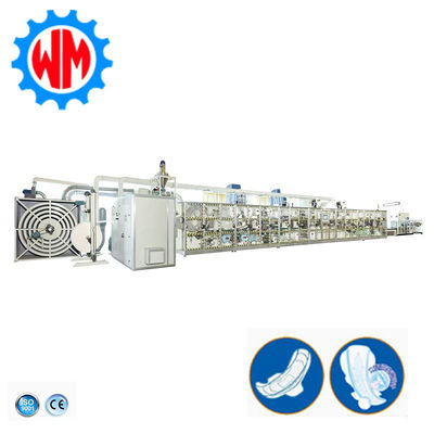 Máy làm băng vệ sinh sản xuất ổn định với dịch vụ lắp đặt và đào tạo ở nước ngoài