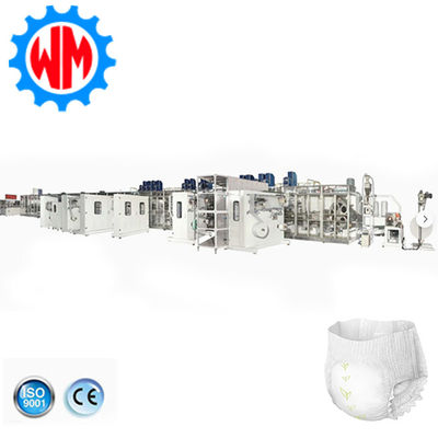 Sản xuất ổn định 700pcs/min Áo lót huấn luyện trẻ em Dòng sản xuất Chứng chỉ CE